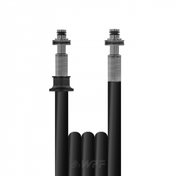 FLEXIBLE TUYAU HAUTE PRESSION NOIR 15 METRES - DN6 - D11 KARCHER Mâle PROFESSIONNEL - Spécial ENROULEUR