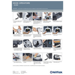 Autolaveuse NILFISK SC250 B FULL PKG compacte à batterie