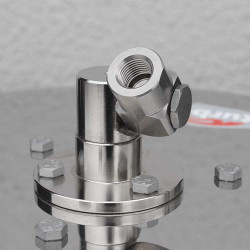 CLOCHE DE LAVAGE 410MM SOL HAUTE PRESSION ADAPTABLE INOX