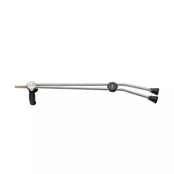 KRANZLE LANCE DOUBLE 660 MM INOX AVEC POIGNEE ROTATIVE AVEC RACCORD RAPIDE D12 (SANS BUSE HP)