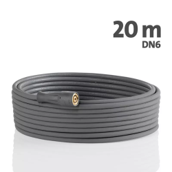 KRANZLE TUYAU HP 20 M DN6 210 BARS GRIS/BLEU ANTI-TRACE VERSION ALIMENTAIRE