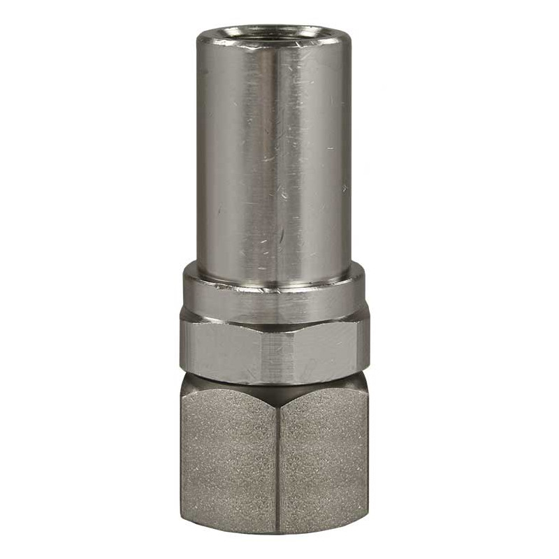 RACCORD ROTATIF 3/8F:1/4F INOX/LAITON RACCORD ROTATIF 3/8F:1/4F INOX/LAITON