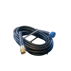 FLEXIBLE TUYAU HAUTE PRESSION NOIR 10M - DN6 - 1/2F : 1/2M